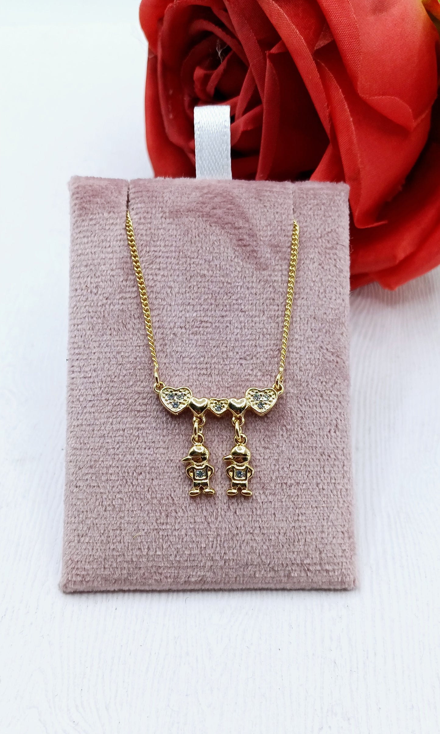 Cadena Corazón 2 Niños