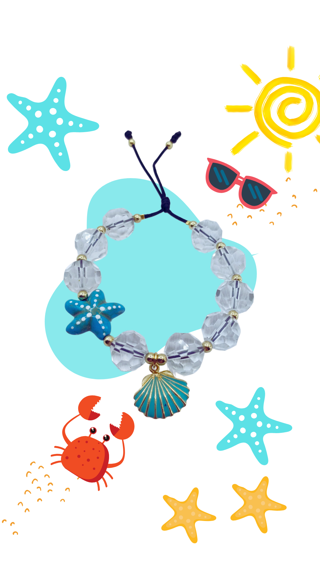 Pulsera Marina Clear