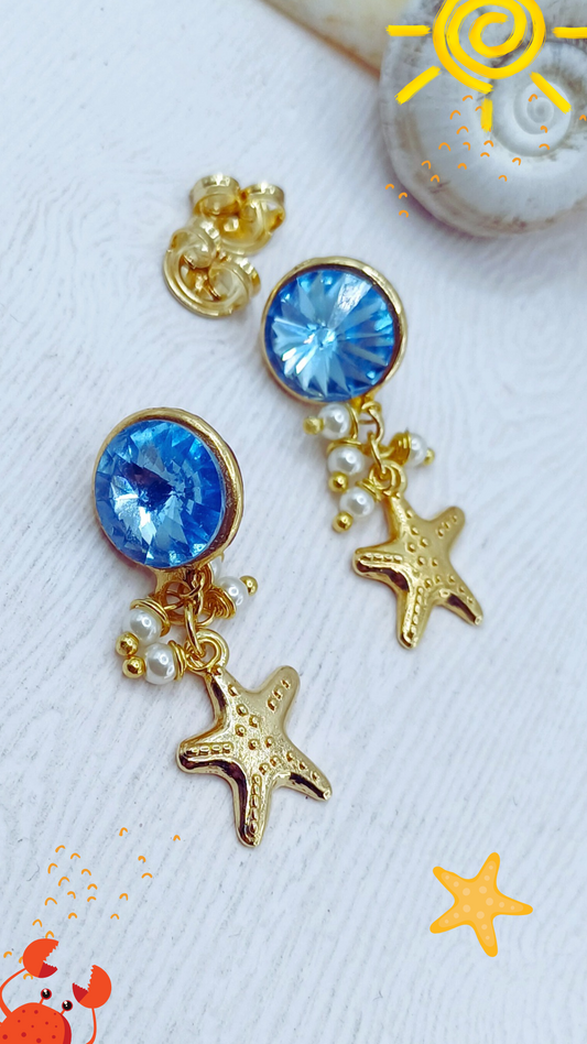 Aretes Cristales Swarovski Mar