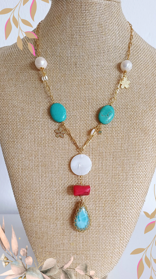 Collar Marea Turquesa